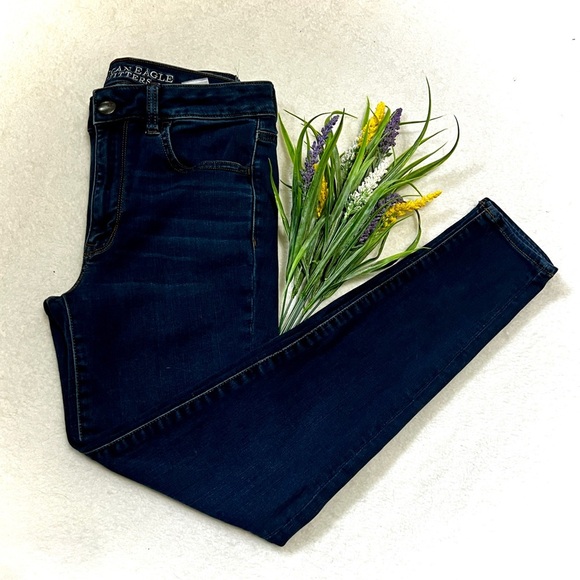 American Eagle Hi-Rise Jegging Skinny Jeans - Size 8 (29") - Picture 1 of 10